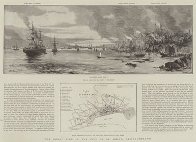 Das große Feuer in der Stadt St. John